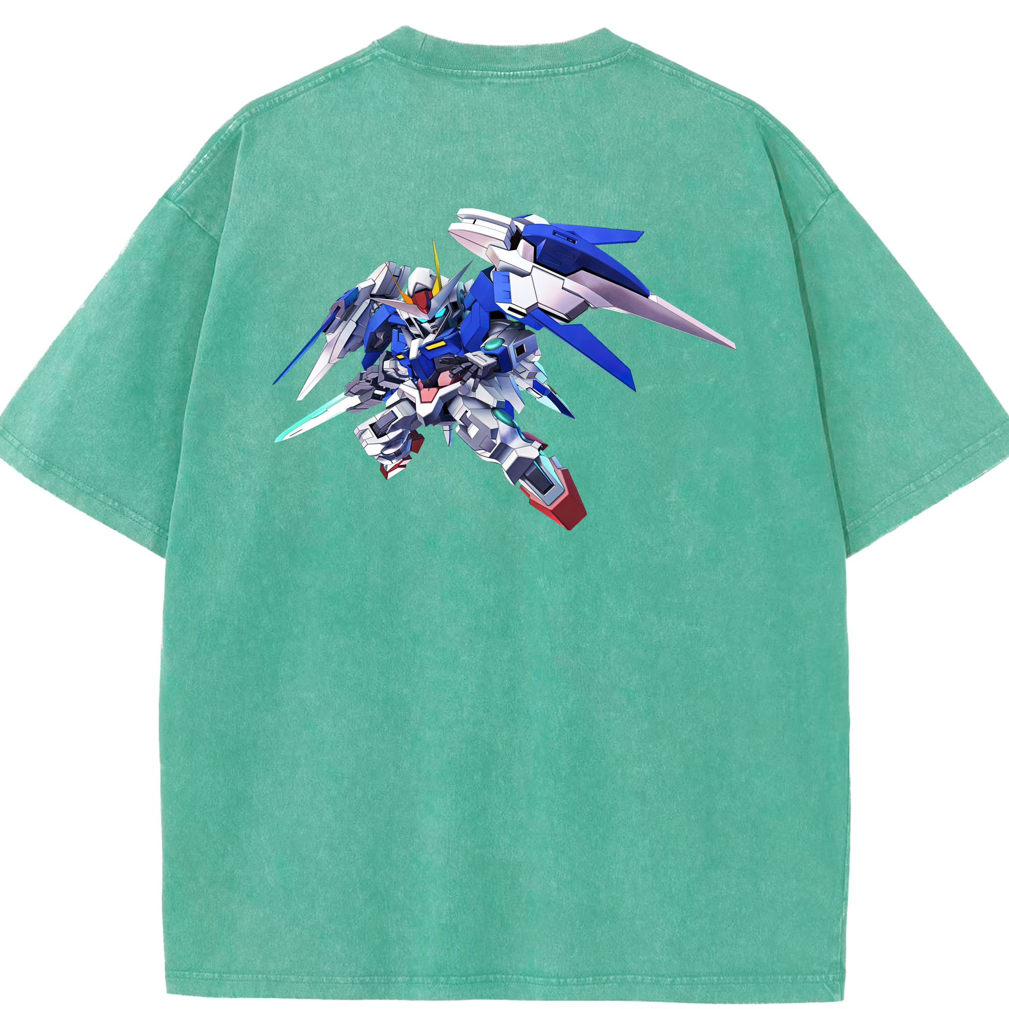 （画像用） 機動戦士ガンダム Mobile Suit Gundam 綿100% ヴィンテージ風 半袖Tシャツ（背面プリント）